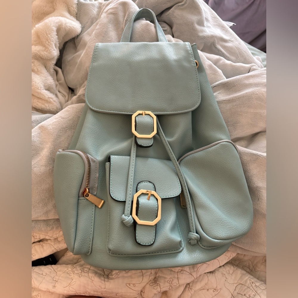 Vegan Leather Backpack